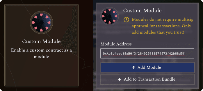 Add Module