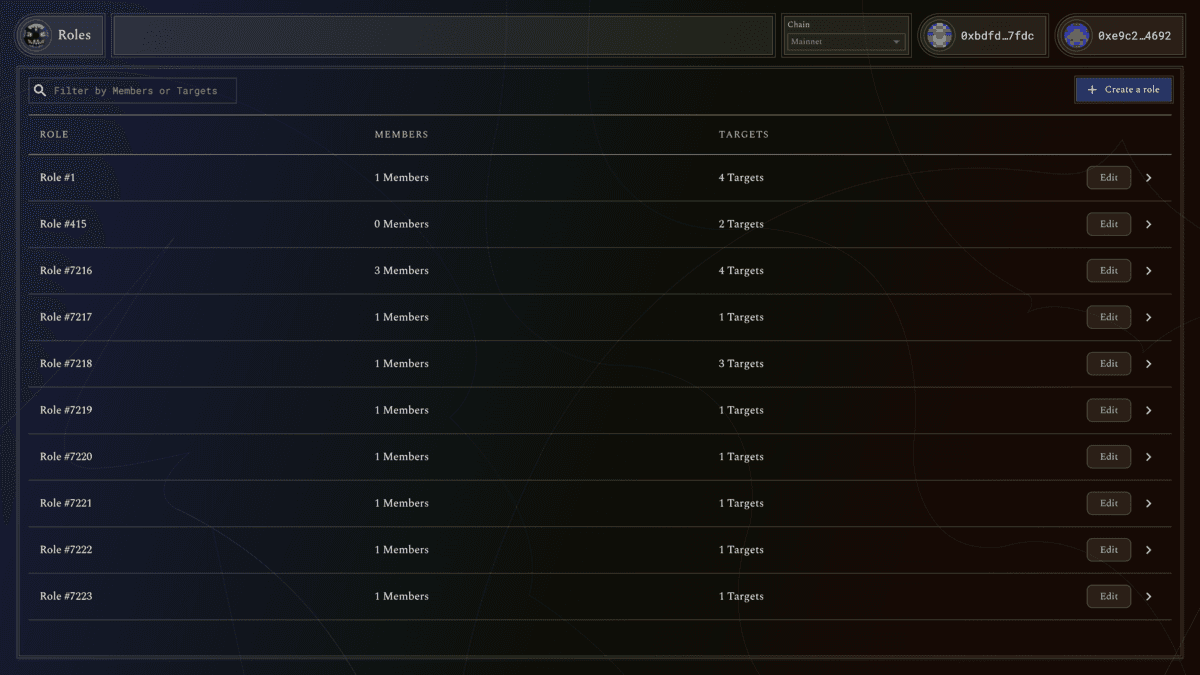 Roles Modifier Interface 2